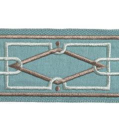 Diamond Embroidered Braid 75mm Trimming by Houles Cristal Diamond Embroidered Braid 75mm Trimming by Houles Cristal