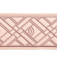 Cross Embroidered Braid 75mm Trimming by Houles Daisy Cross Embroidered Braid 75mm Trimming by Houles Daisy