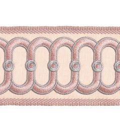 Embroidered Braid 75mm Trimming by Houles Daisy Embroidered Braid 75mm Trimming by Houles Daisy