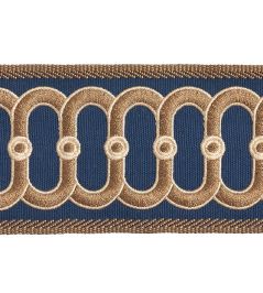 Embroidered Braid 75mm Trimming by Houles Normandie Embroidered Braid 75mm Trimming by Houles Normandie