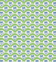 Emily Wallpaper by Thibaut Green and Blue Emily Wallpaper by Thibaut Green and Blue