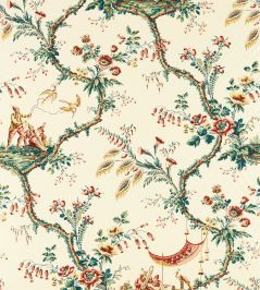 Emperors Musician Fabric by Zoffany Russet Emperors Musician Fabric by Zoffany Russet