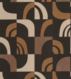 Empreinte Wallpaper by Caselio Terre Cuite Noir Empreinte Wallpaper by Caselio Terre Cuite Noir