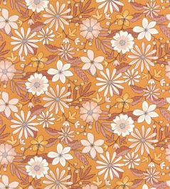 Emy Wallpaper by Caselio Orange Rose Emy Wallpaper by Caselio Orange Rose