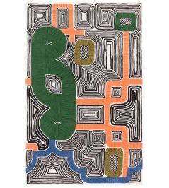 En Allant Aux Baux Rug by Christian Lacroix Cypres En Allant Aux Baux Rug by Christian Lacroix Cypres