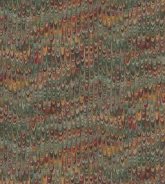 End Paper Wallpaper by Mulberry Home Red/Green End Paper Wallpaper by Mulberry Home Red/Green