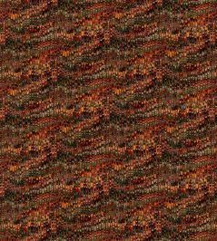 End Paper Velvet Fabric by Mulberry Home Red/Green End Paper Velvet Fabric by Mulberry Home Red/Green