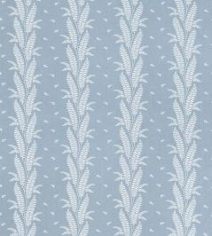 Ensbury Fern Fabric by Anna French Blue Ensbury Fern Fabric by Anna French Blue