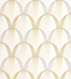 Entree Des Artistes Wallpaper by Casadeco Blanc Calcaire / Gris Entree Des Artistes Wallpaper by Casadeco Blanc Calcaire / Gris