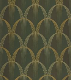 Entree Des Artistes Wallpaper by Casadeco Kaki / Or Entree Des Artistes Wallpaper by Casadeco Kaki / Or