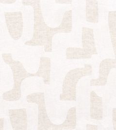 Entrelacs Fabric by Casamance Blanc Entrelacs Fabric by Casamance Blanc