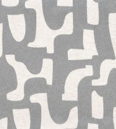 Entrelacs Fabric by Casamance Gris Entrelacs Fabric by Casamance Gris