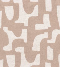 Entrelacs Fabric by Casamance Rose Poudre Entrelacs Fabric by Casamance Rose Poudre