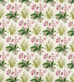 Enys Garden Fabric by Sanderson Rose Leaf Enys Garden Fabric by Sanderson Rose Leaf