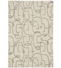 Epsilon Rug by Scion Charcoal Epsilon Rug by Scion Charcoal