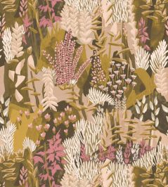 Erica Wallpaper by Casamance Vert Mousse/Blush Erica Wallpaper by Casamance Vert Mousse/Blush
