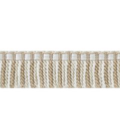 Esme Fringe Trimming by Thibaut Linen and Ivory Esme Fringe Trimming by Thibaut Linen and Ivory