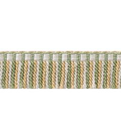 Esme Fringe Trimming by Thibaut Willow and Soft Gold Esme Fringe Trimming by Thibaut Willow and Soft Gold