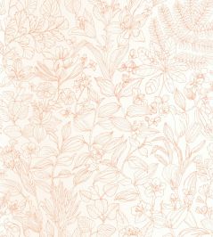 Esquisse Wallpaper by Casadeco Corail Esquisse Wallpaper by Casadeco Corail