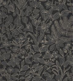 Esquisse Wallpaper by Casadeco Noir Fusain Esquisse Wallpaper by Casadeco Noir Fusain