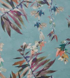 Essence Wallpaper by 1838 Wallcoverings Aquamarine Essence Wallpaper by 1838 Wallcoverings Aquamarine