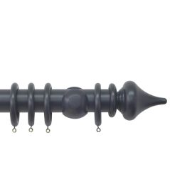 Estate 48mm Wooden Pole Basalt, Minaret finial Basalt Estate 48mm Wooden Pole Basalt, Minaret finial Basalt
