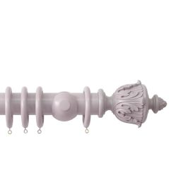 Estate 48mm Wooden Pole Heather, Acanthus finial Heather Estate 48mm Wooden Pole Heather, Acanthus finial Heather