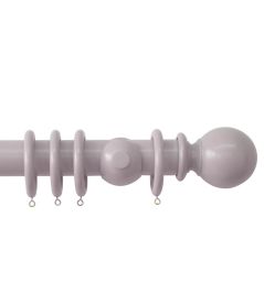 Estate 48mm Wooden Pole Heather, Ball finial Heather Estate 48mm Wooden Pole Heather, Ball finial Heather
