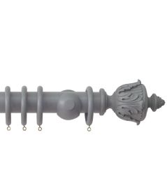 Estate 48mm Wooden Pole Lead, Acanthus finial Lead Estate 48mm Wooden Pole Lead, Acanthus finial Lead