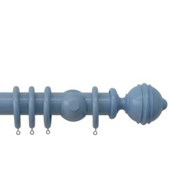 Estate 48mm Wooden Pole Regatta, Ribbed Ball finial Regatta Estate 48mm Wooden Pole Regatta, Ribbed Ball finial Regatta