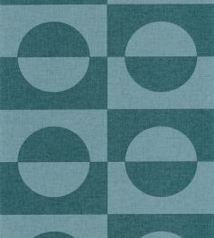 Etendu Wallpaper by Caselio Bleu Canard Etendu Wallpaper by Caselio Bleu Canard