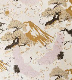 Eternal Toile Wallpaper by Wendy Morrison Pink & Gold Eternal Toile Wallpaper by Wendy Morrison Pink & Gold