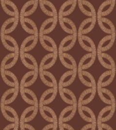 Etienne Wallpaper by Casamance Bordeaux/cuivre Etienne Wallpaper by Casamance Bordeaux/cuivre