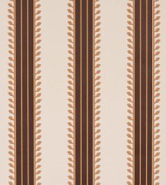 Etruscan Stripe Wallpaper by Schumacher Brown Etruscan Stripe Wallpaper by Schumacher Brown