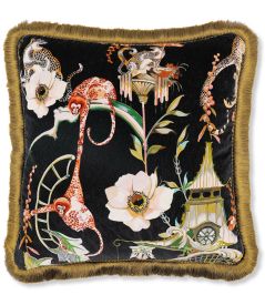 Euphoria Velvet Cushion 50 x 50cm by Romo Secret Garden Euphoria Velvet Cushion 50 x 50cm by Romo Secret Garden