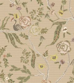 Eversley Fabric by Parker & Jules Coral Moss Eversley Fabric by Parker & Jules Coral Moss
