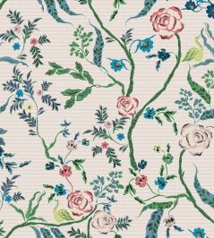 Eversley Fabric by Parker & Jules Jade Rose Eversley Fabric by Parker & Jules Jade Rose