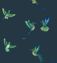 Exotic Birds Wallpaper by Brand McKenzie Midnight Blue Exotic Birds Wallpaper by Brand McKenzie Midnight Blue