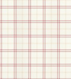 Ezra Plaid Wallpaper by Scalamandre Strawberry Ezra Plaid Wallpaper by Scalamandre Strawberry