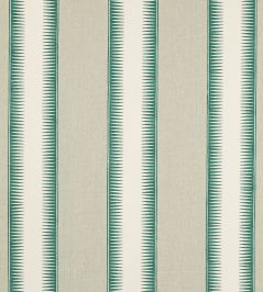 Ezra Stripe Fabric by Jane Churchill Teal Ezra Stripe Fabric by Jane Churchill Teal