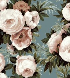 Fabiola Bloom Fabric by Arley House Jade Fabiola Bloom Fabric by Arley House Jade