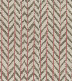 Fairford Fabric by Nina Campbell Taupe/Coral Fairford Fabric by Nina Campbell Taupe/Coral