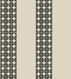 Fairmont Stripe Wallpaper by Anna French Black Fairmont Stripe Wallpaper by Anna French Black