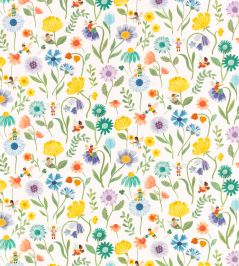 Fairy Garden Fabric by Villa Nova Yellow Fairy Garden Fabric by Villa Nova Yellow