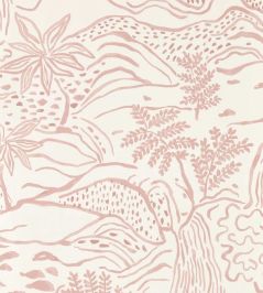 Falling Foss Wallpaper by Scion Dusk Pink Falling Foss Wallpaper by Scion Dusk Pink