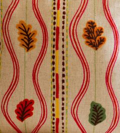 Falling Leaves Fabric by Andrew Martin Multi Falling Leaves Fabric by Andrew Martin Multi