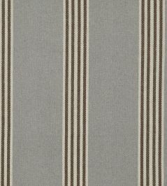 Falmouth Stripe Fabric by Ian Mankin Grey/Mocha Falmouth Stripe Fabric by Ian Mankin Grey/Mocha