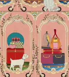 Fancy Trip Wallpaper by MINDTHEGAP Dusty Pink Fancy Trip Wallpaper by MINDTHEGAP Dusty Pink