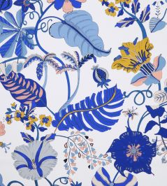 Fantasia Jungle in Easton Fabric by Liberty Lapis Fantasia Jungle in Easton Fabric by Liberty Lapis