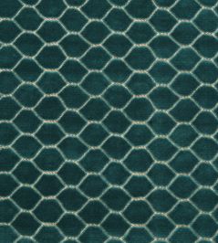 Faraday Velvet Fabric by Sanderson Malachite Faraday Velvet Fabric by Sanderson Malachite